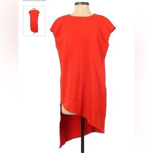 Worthington Asymmetrical Orange Dress